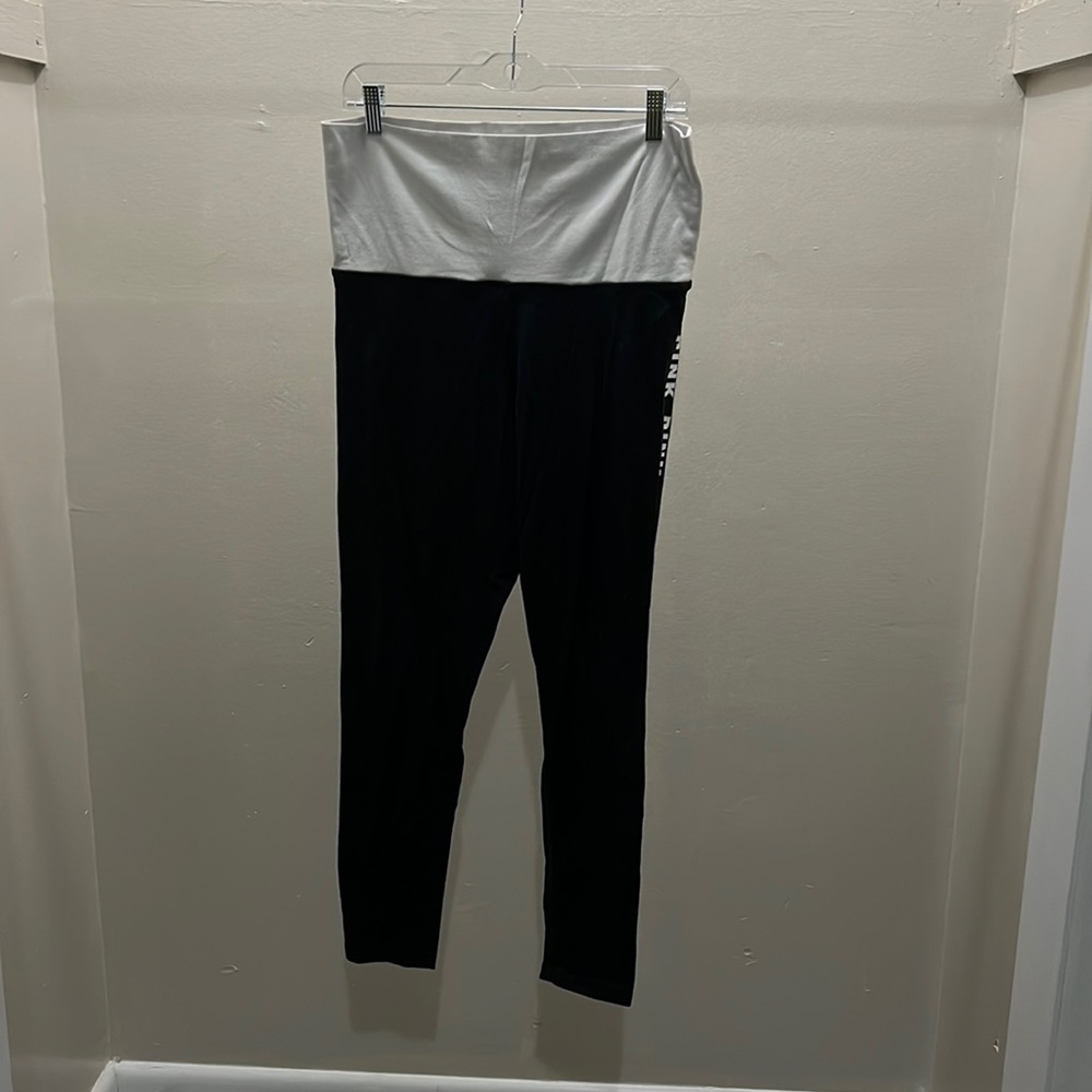 PINK Victoria secret leggings. Size large. Lightly used.